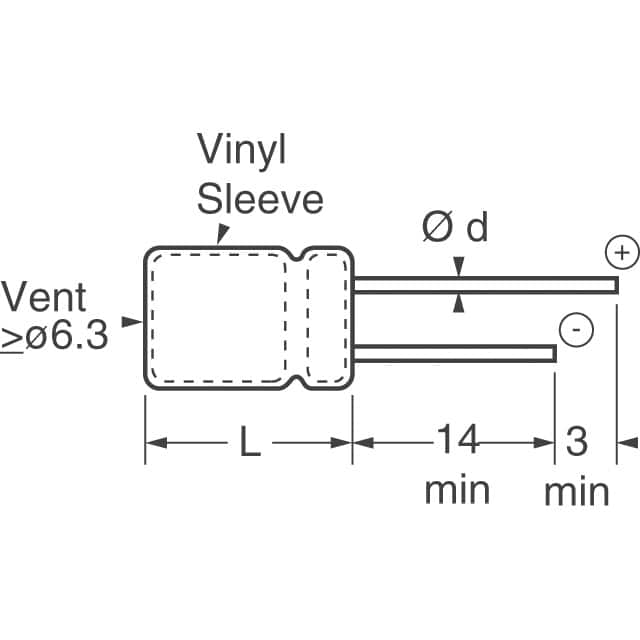 ECA-2AM470 Panasonic Electronic Components  Aluminum Electrolytic Capacitors